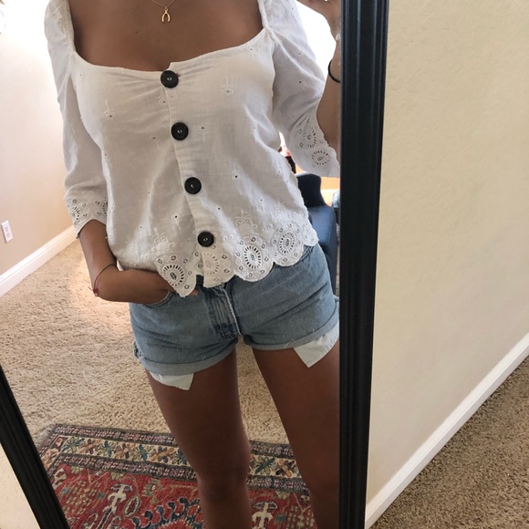 Zara White Button Down - Picture 2 of 6